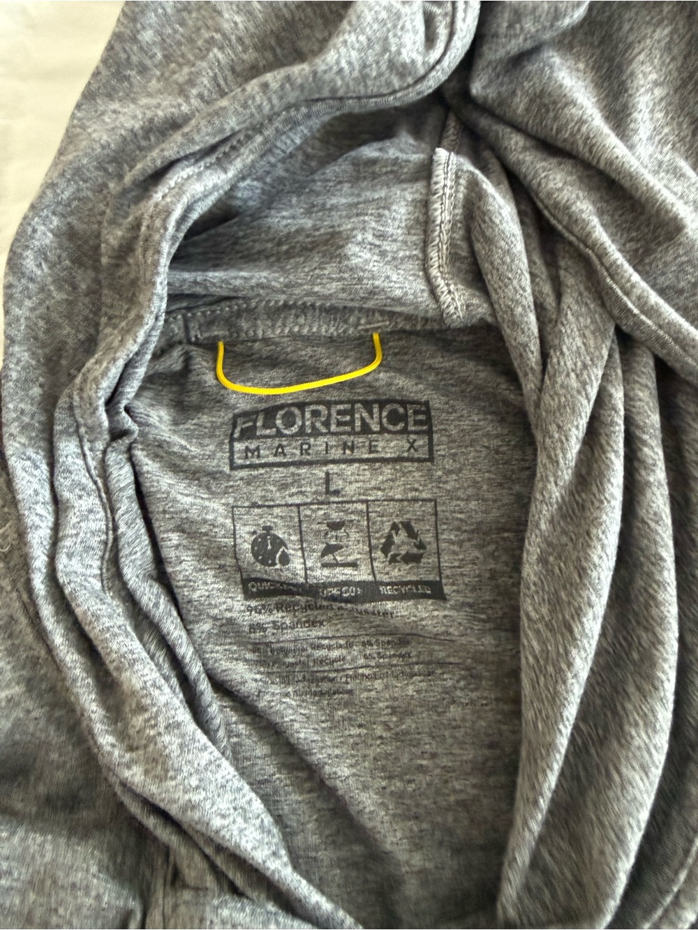 Florence Marine Gray Heather hoodie